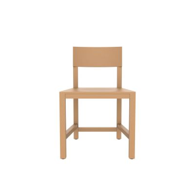 Atelier Van Lieshout Shaker Chair Brown Beige RAL1011 Hard Leg Ends