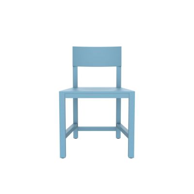 Atelier Van Lieshout Shaker Chair Pastel Blue RAL5024 Hard Leg Ends