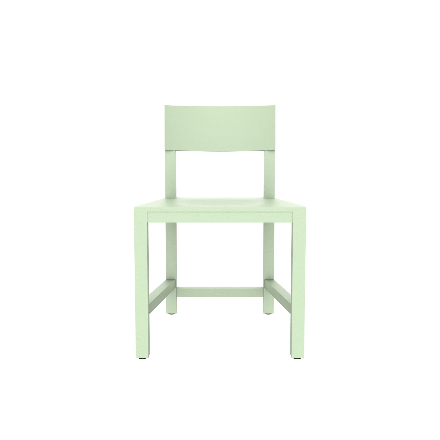 atelier van lieshout shaker chair pastel green ral 6019 hard leg ends