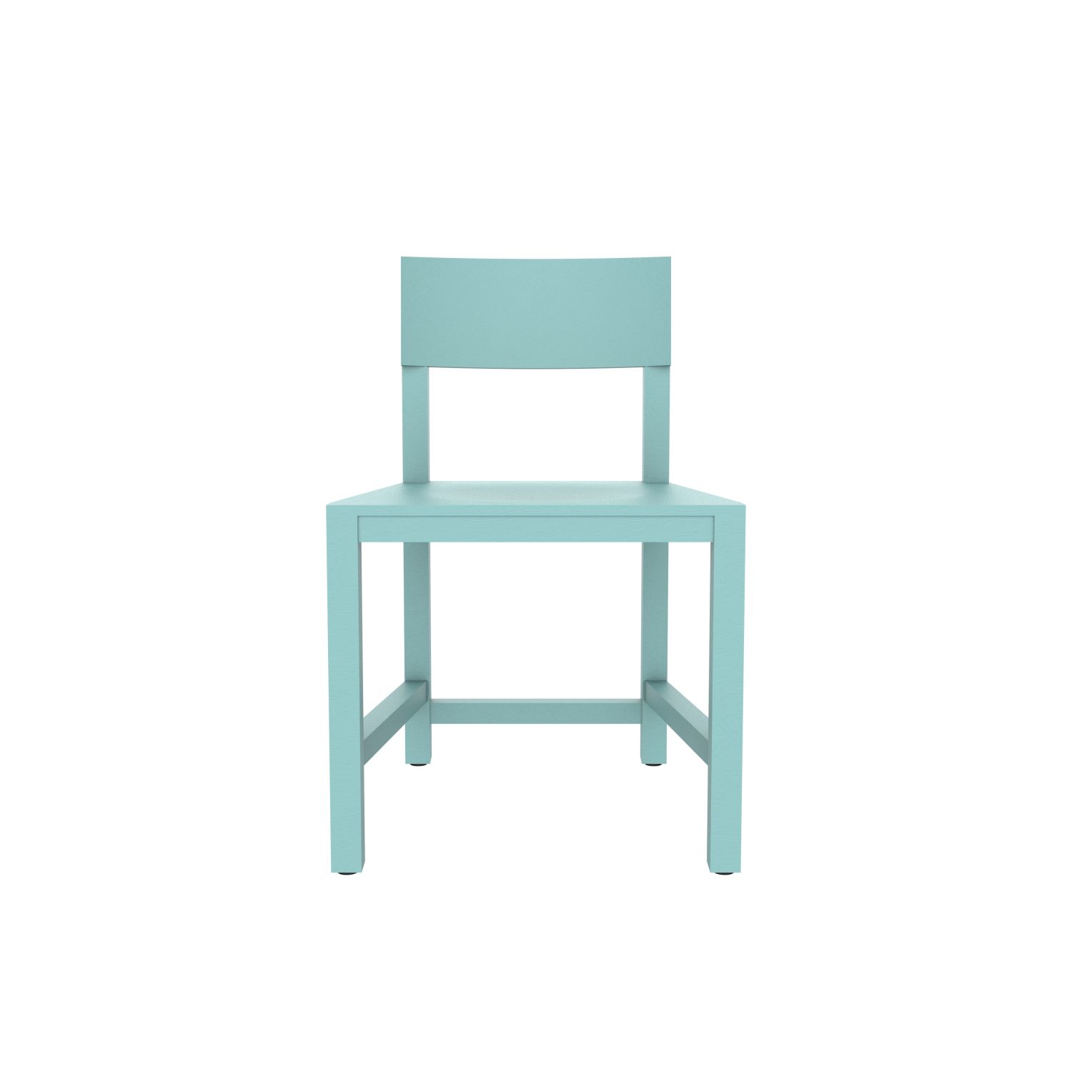 atelier van lieshout shaker chair pastel turquoise ral6034 hard leg ends