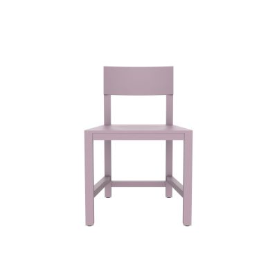Atelier Van Lieshout Shaker Chair Pastel Violet RAL4009 Hard Leg Ends