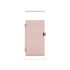 left swing door 80x200 cm frame grey beige panel pink