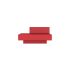 lensvelt atelier van lieshout glyder sofa with sliding backrest 85 x 135 cm grenada red 010 price level 1