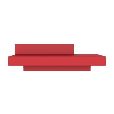 Lensvelt Atelier van Lieshout Glyder Sofa with Sliding Backrest 85 x 240 cm Grenada Red 010 (Price Level 1)