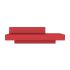 lensvelt atelier van lieshout glyder sofa with sliding backrest 85 x 240 cm grenada red 010 price level 1