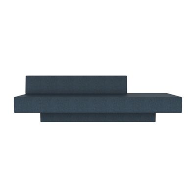 Lensvelt Atelier van Lieshout Glyder Sofa with Sliding Backrest 85 x 240 cm Moss Night Blue 45 (Price Level 2)