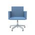 lensvelt atelier van lieshout office chair with armrests blue horizon 040 galvanized soft rolls