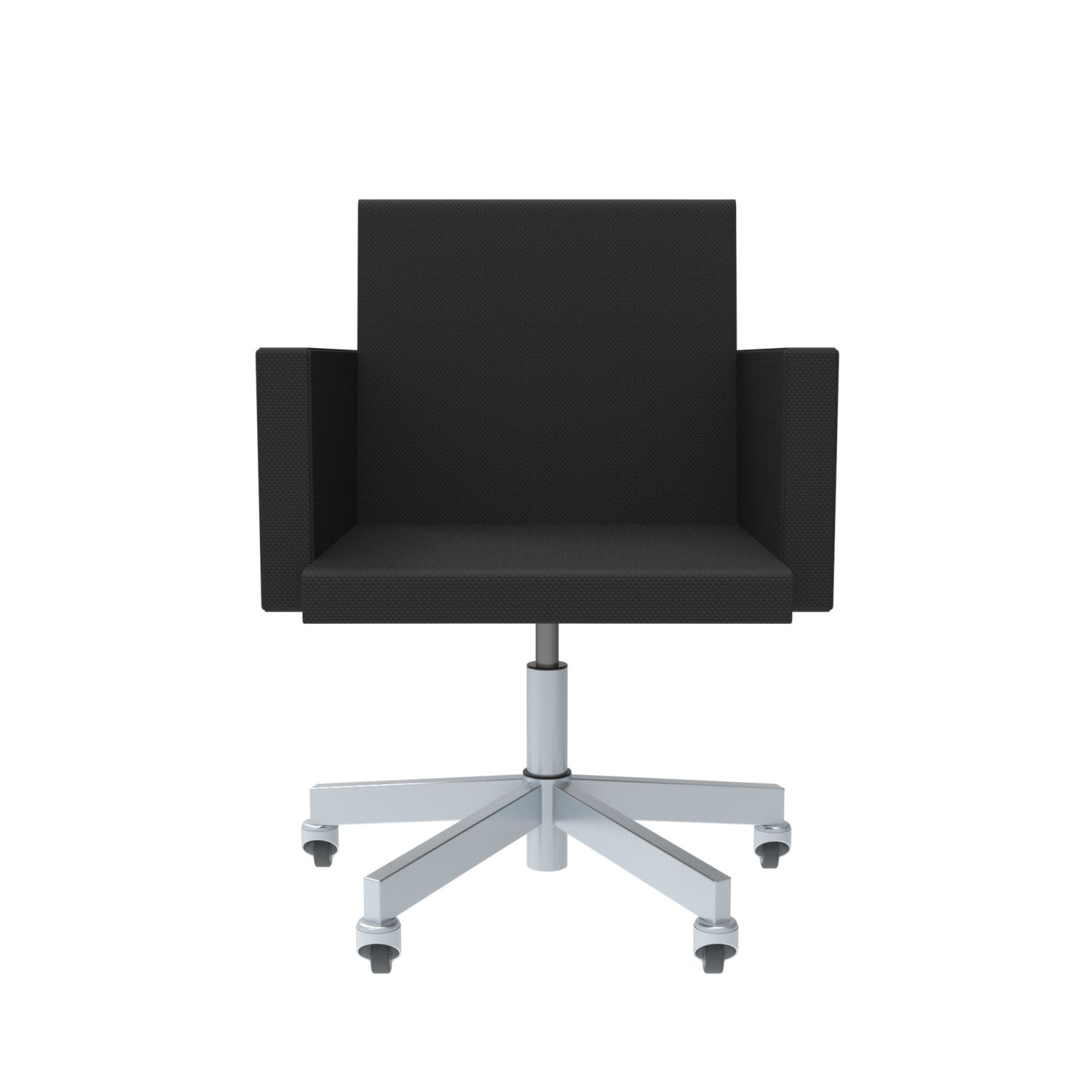 lensvelt atelier van lieshout office chair with armrests havana black 090 galvanized soft rolls