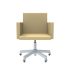 lensvelt atelier van lieshout office chair with armrests light brown 141 galvanized soft rolls