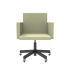 lensvelt atelier van lieshout office chair with armrests moss ivory 30 black ral9005 soft rolls