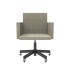 lensvelt atelier van lieshout office chair with armrests moss stone grey 11 black ral9005 soft rolls