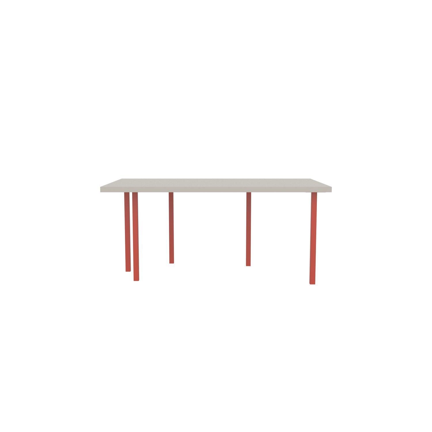 lensvelt bbrand table five fixed heigt 103x172 hpl white 50 mm price level 1 vermilion red ral2002