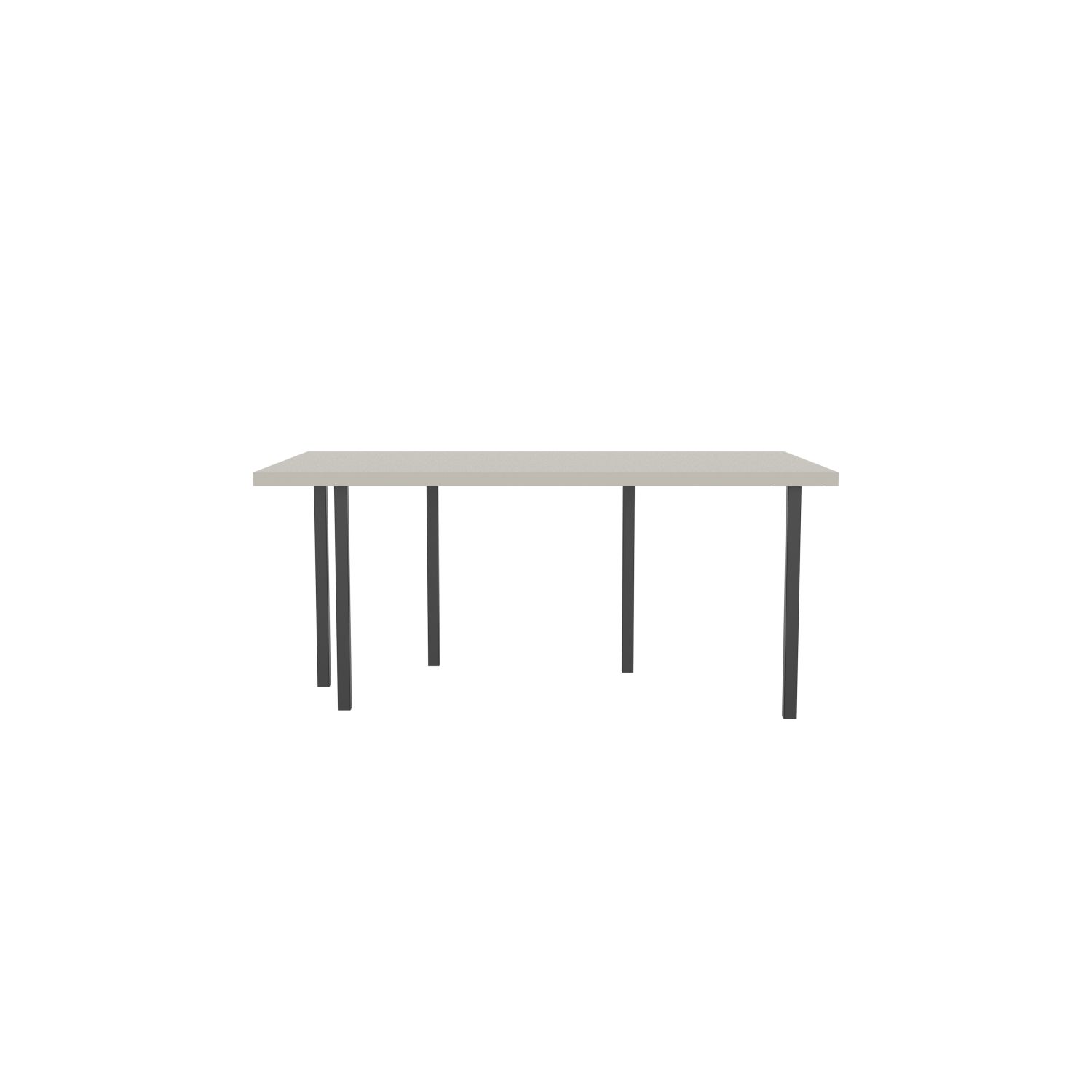 lensvelt bbrand table five fixed heigt 103x172 hpl white 50 mm price level 1 black ral9005
