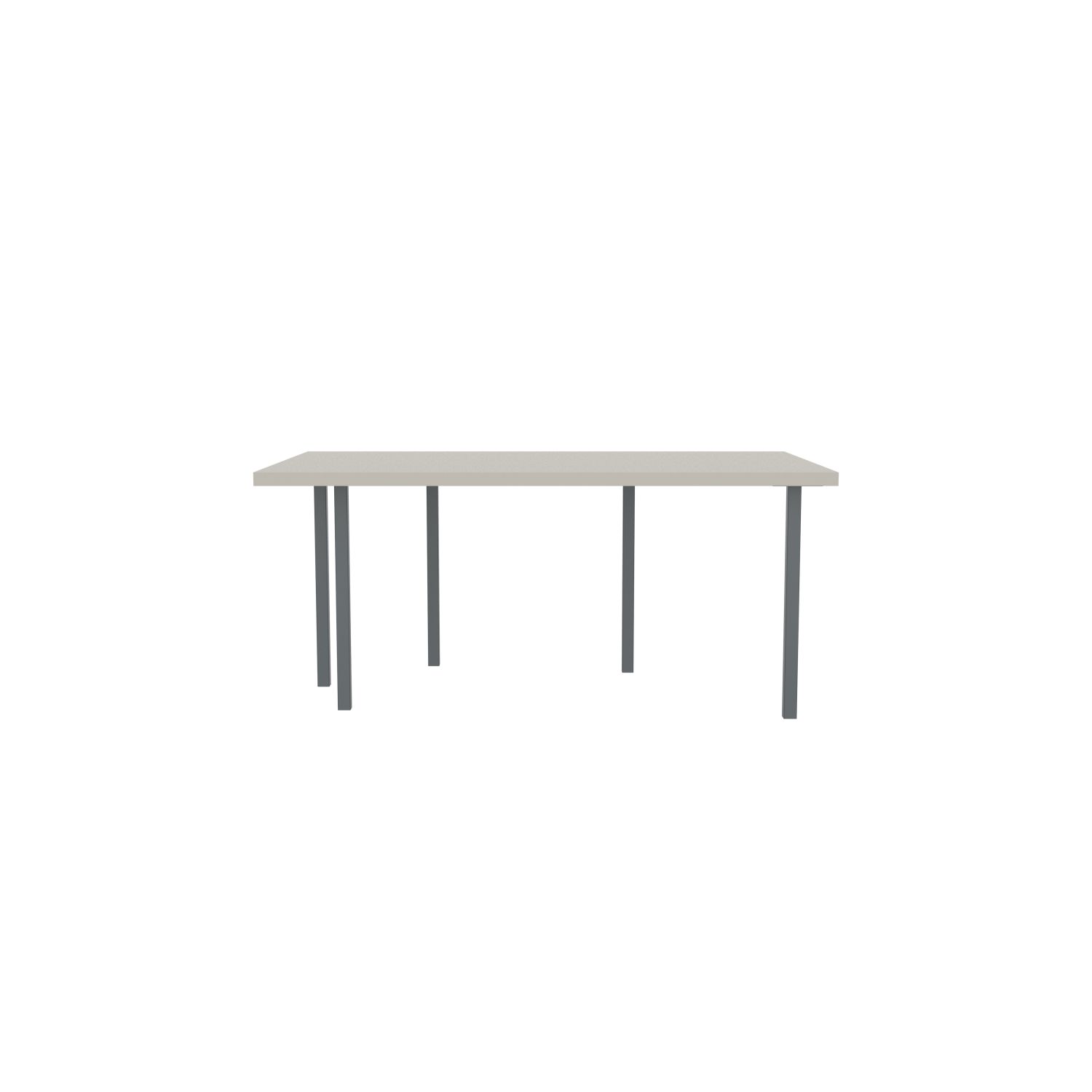 lensvelt bbrand table five fixed heigt 103x172 hpl white 50 mm price level 1 dark grey ral7011