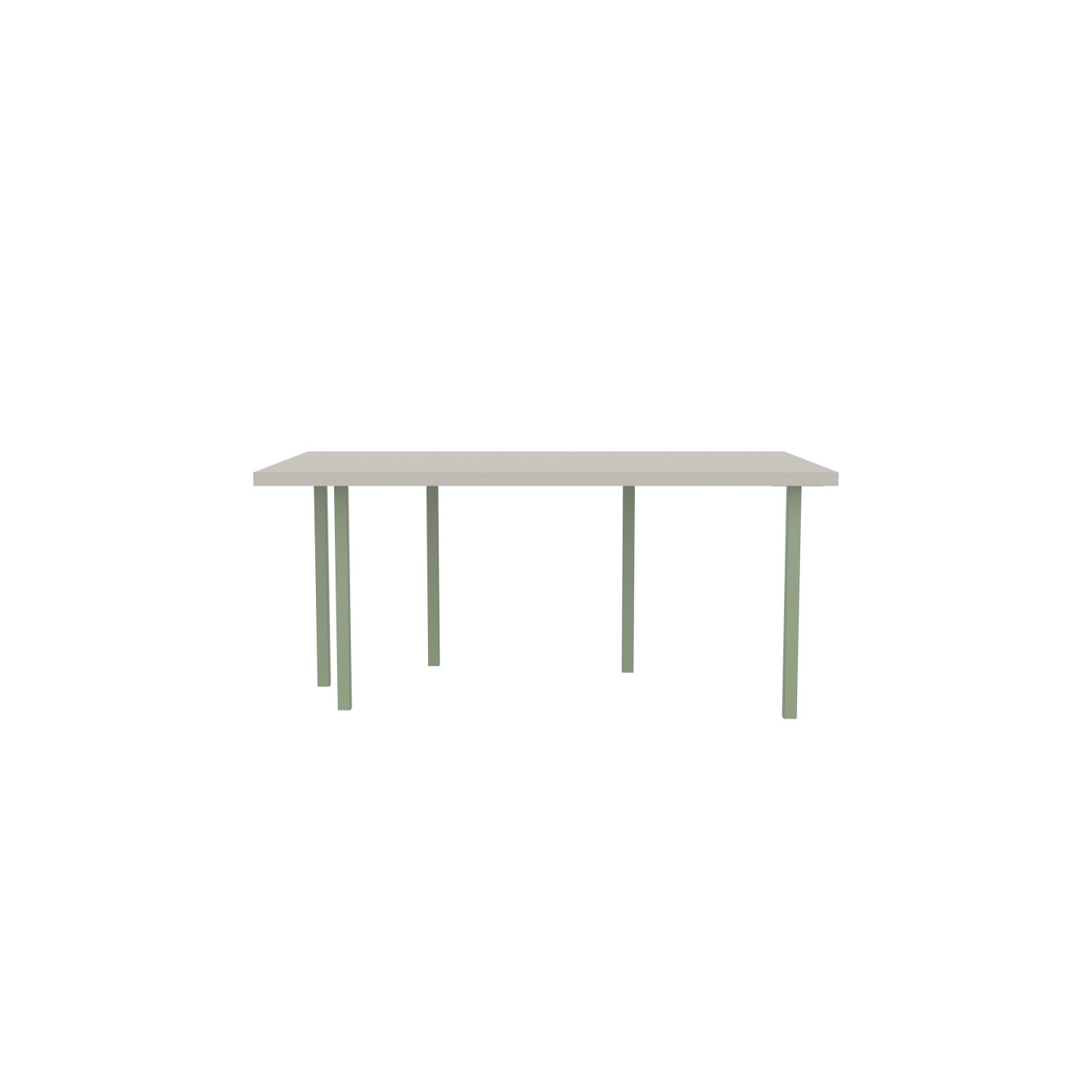 lensvelt bbrand table five fixed heigt 103x172 hpl white 50 mm price level 1 green ral6021