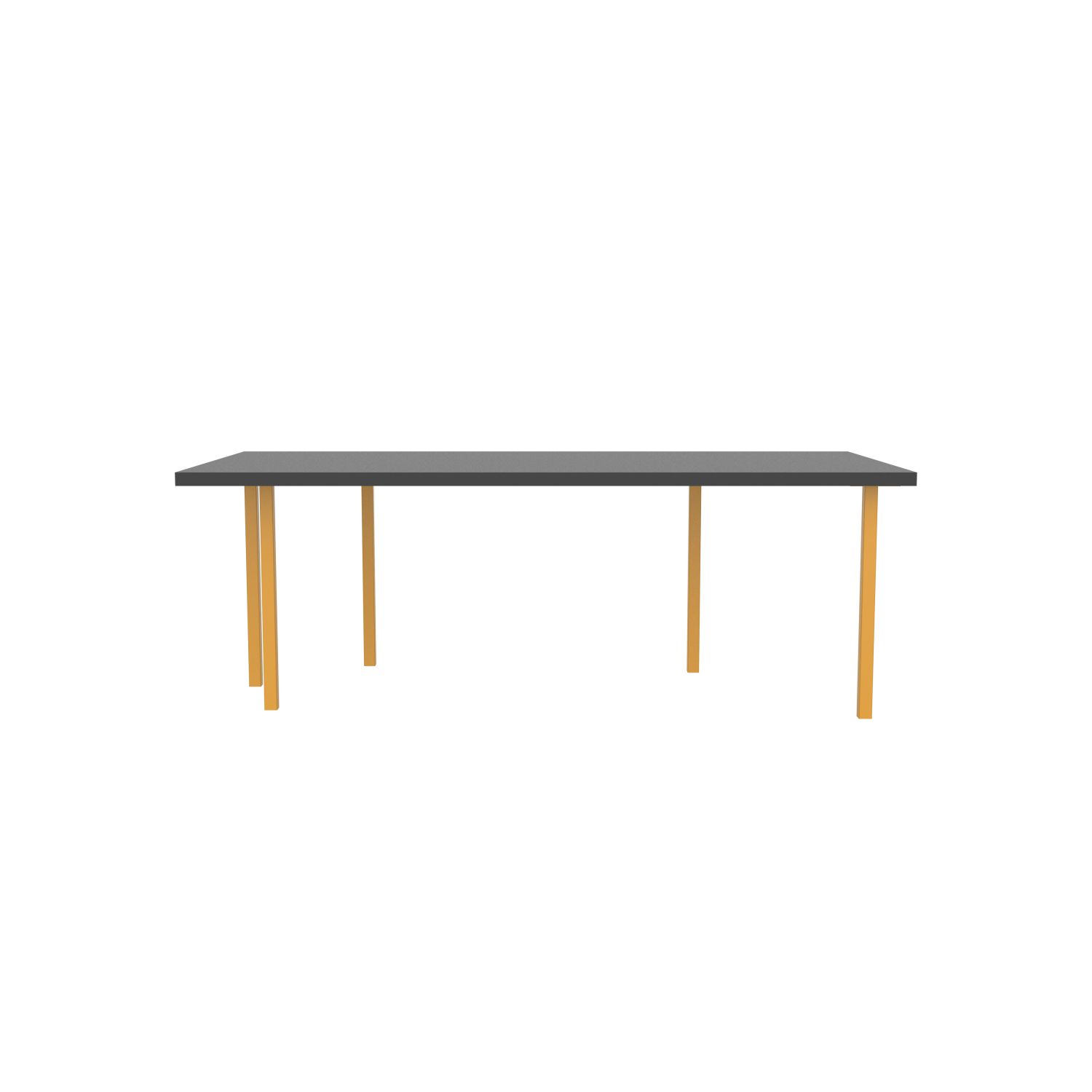 lensvelt bbrand table five fixed heigt 103x218 hpl black 50 mm price level 1 yellow ral1004