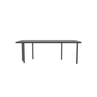 Lensvelt B-Brand Table Five Fixed Heigt 103x218 HPL Black 50 mm (Price level 1) Black RAL9005