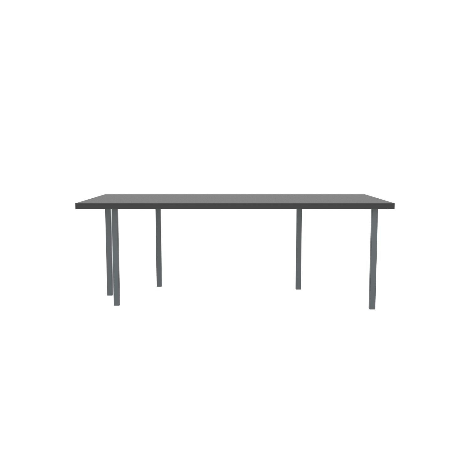 lensvelt bbrand table five fixed heigt 103x218 hpl black 50 mm price level 1 dark grey ral7011