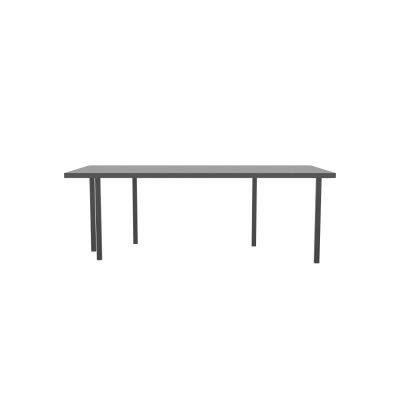 Lensvelt B-Brand Table Five Fixed Heigt 103x218 HPL Black 50 mm (Price level  3 - No Fingerprints) Black RAL9005