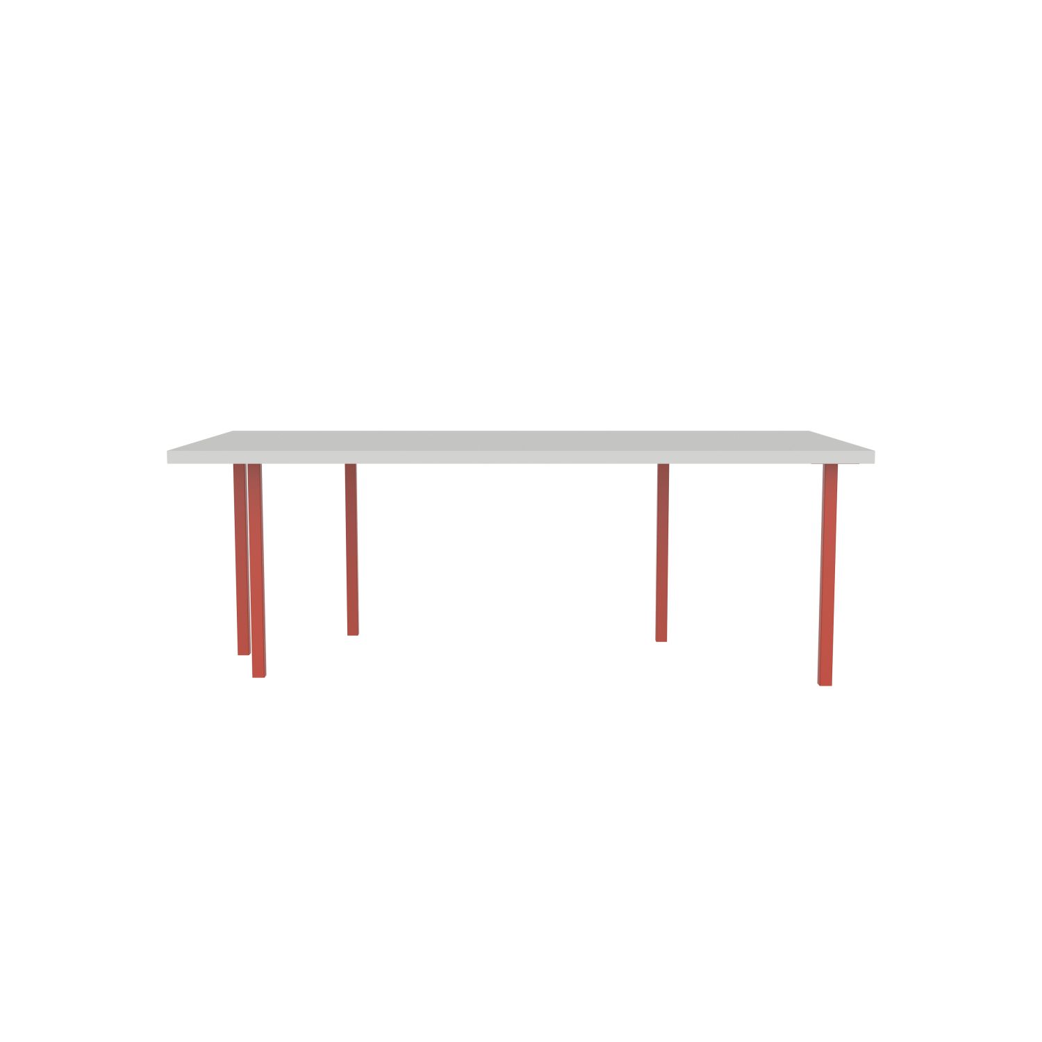 lensvelt bbrand table five fixed heigt 103x218 hpl boring grey 50 mm price level 1 vermilion red ral2002