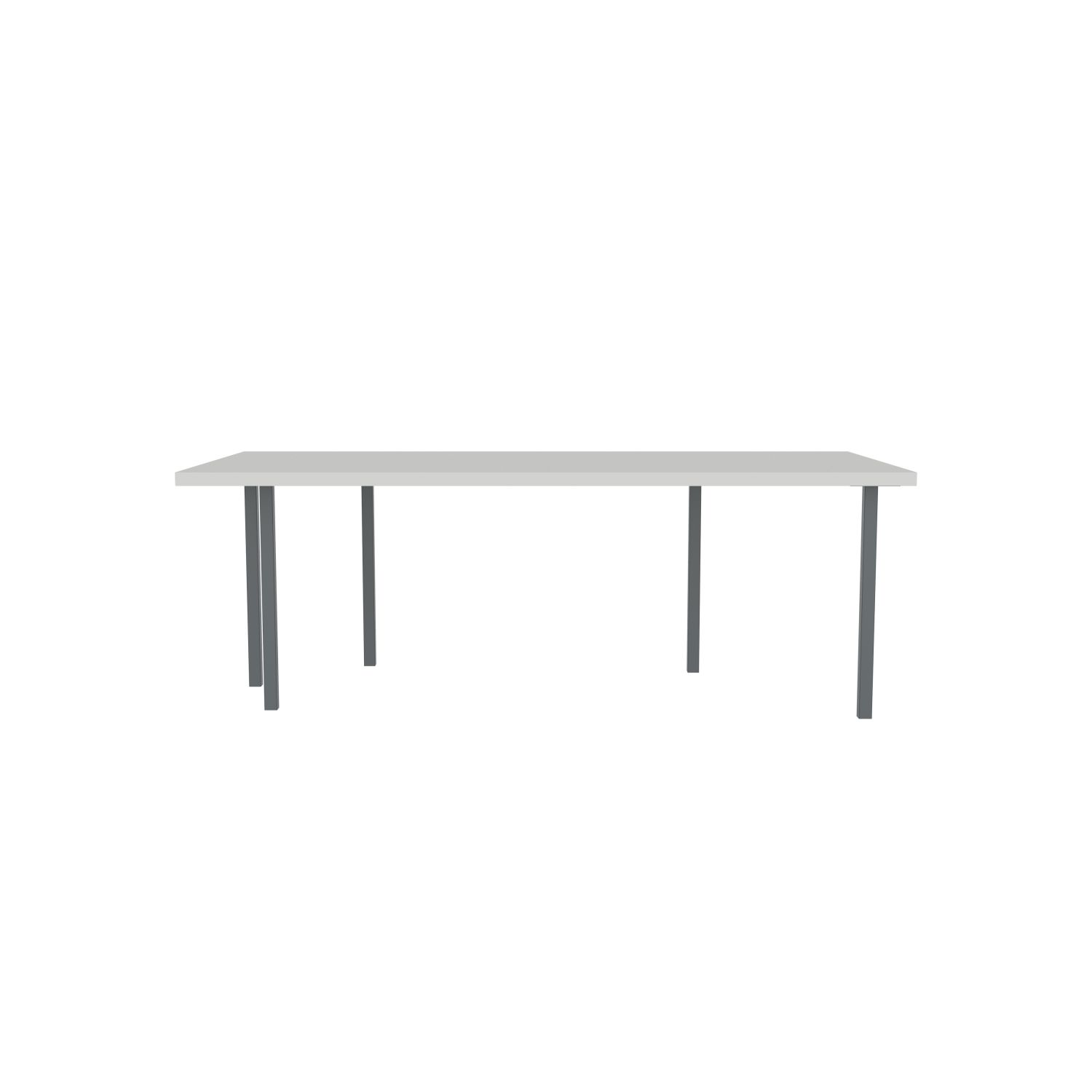 lensvelt bbrand table five fixed heigt 103x218 hpl boring grey 50 mm price level 1 dark grey ral7011