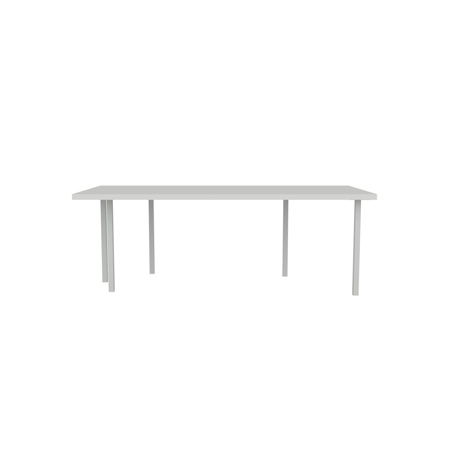 lensvelt bbrand table five fixed heigt 103x218 hpl boring grey 50 mm price level 1 light grey ral7035