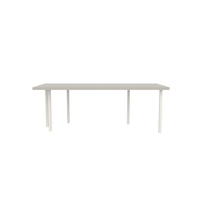 Lensvelt B-Brand Table Five Fixed Heigt 103x218 HPL White 50 mm (Price level 1) White RAL9010