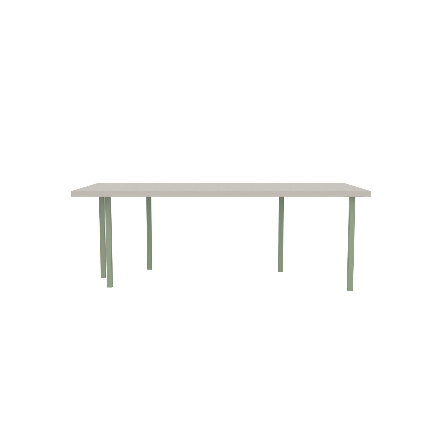lensvelt bbrand table five fixed heigt 103x218 hpl white 50 mm price level 1 green ral6021