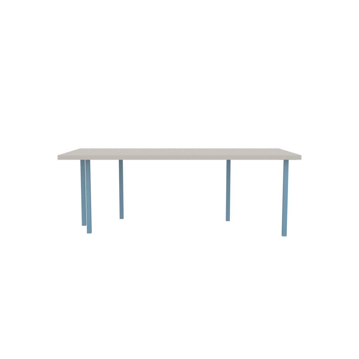 lensvelt bbrand table five fixed heigt 103x218 hpl white 50 mm price level 1 blue ral5024