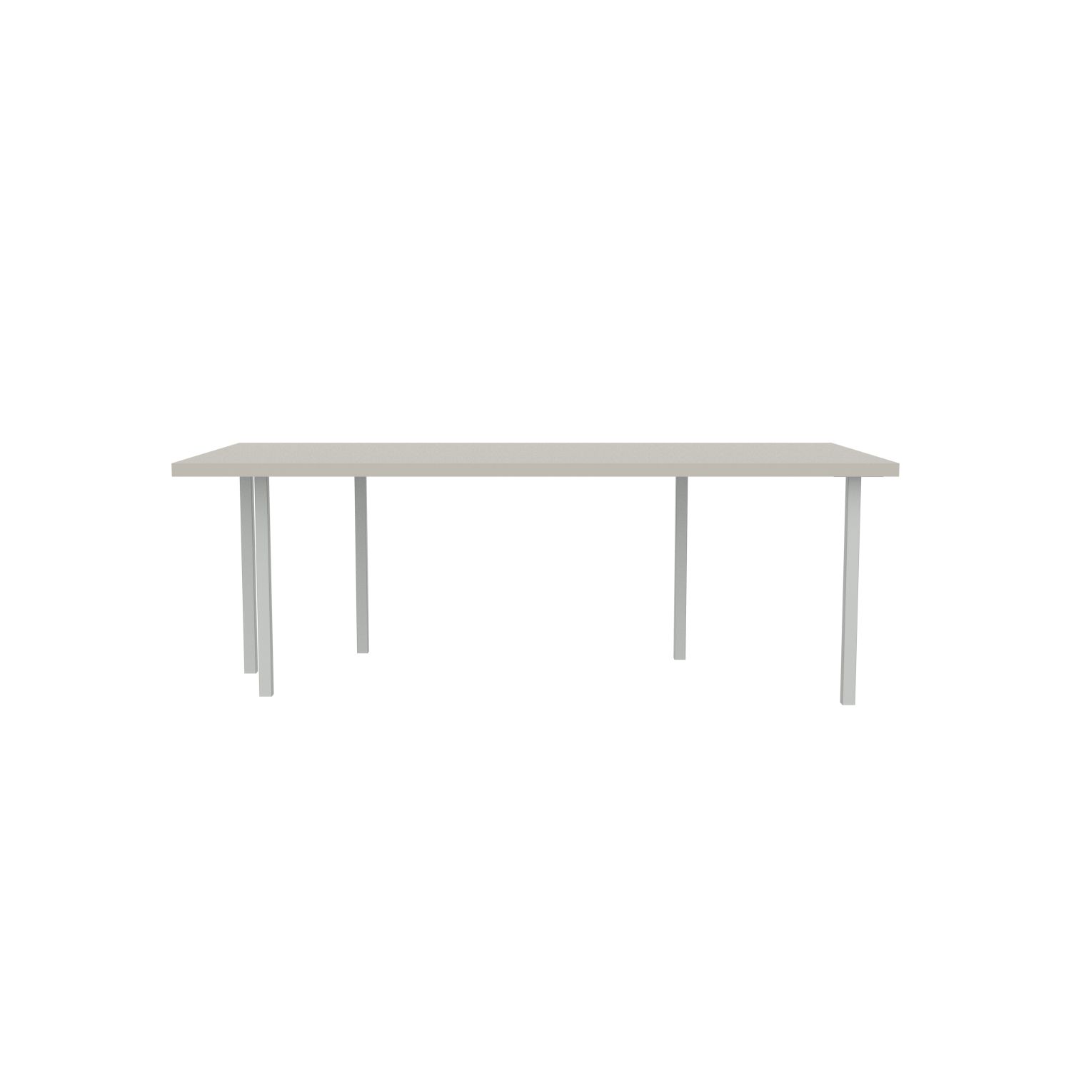 lensvelt bbrand table five fixed heigt 103x218 hpl white 50 mm price level 1 light grey ral7035