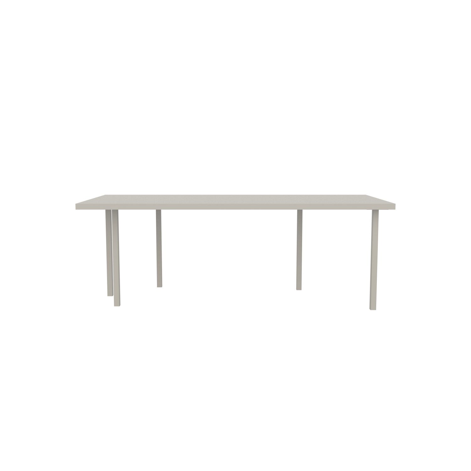 lensvelt bbrand table five fixed heigt 103x218 hpl white 50 mm price level 1 boring grey ral7044