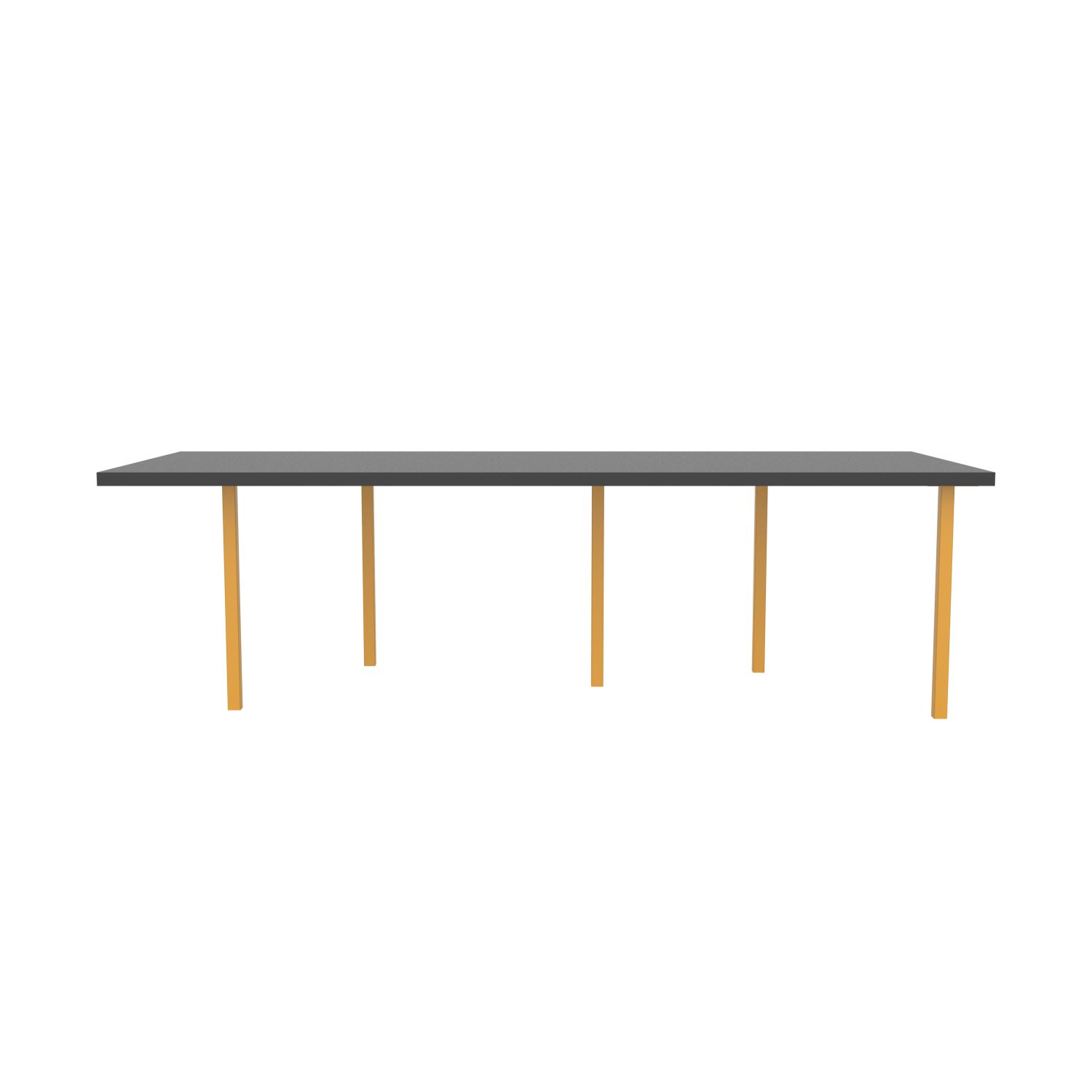 lensvelt bbrand table five fixed heigt 103x264 hpl black 50 mm price level 1 yellow ral1004