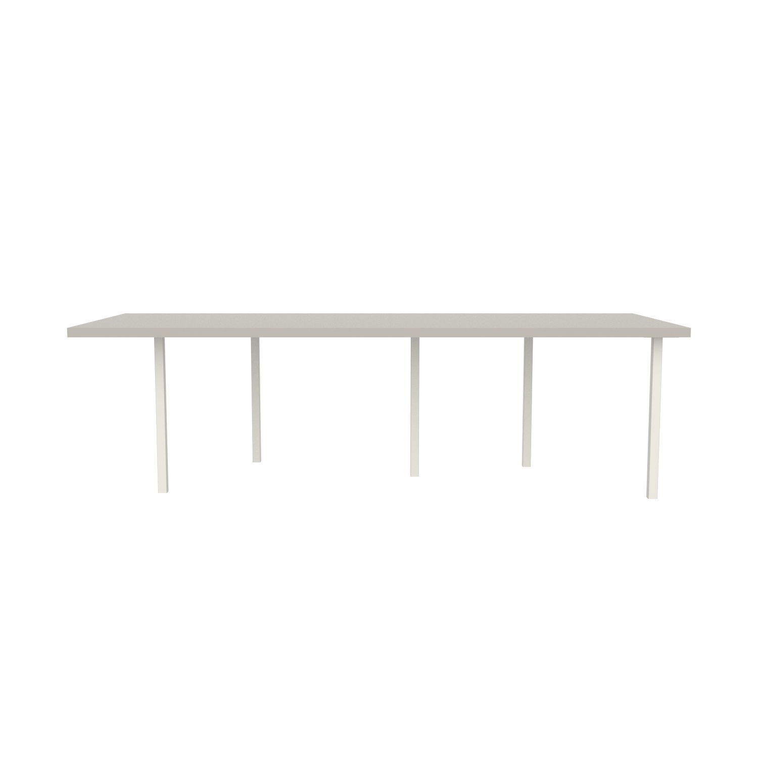 lensvelt bbrand table five fixed heigt 103x264 hpl white 50 mm price level 1 white ral9010