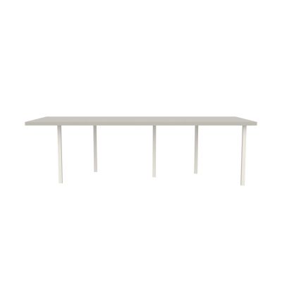 Lensvelt B-Brand Table Five Fixed Heigt 103x264 HPL White 50 mm (Price level 1) White RAL9010