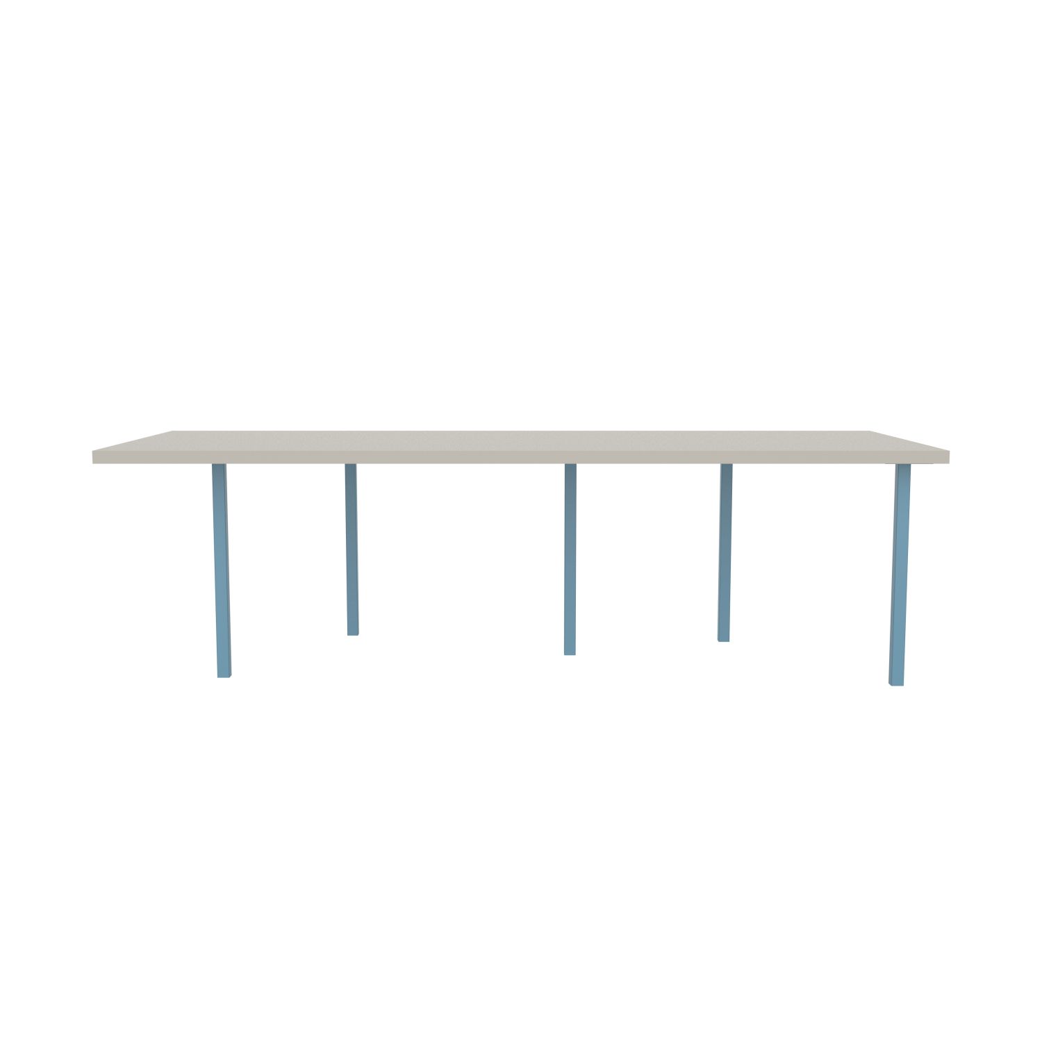 lensvelt bbrand table five fixed heigt 103x264 hpl white 50 mm price level 1 blue ral5024