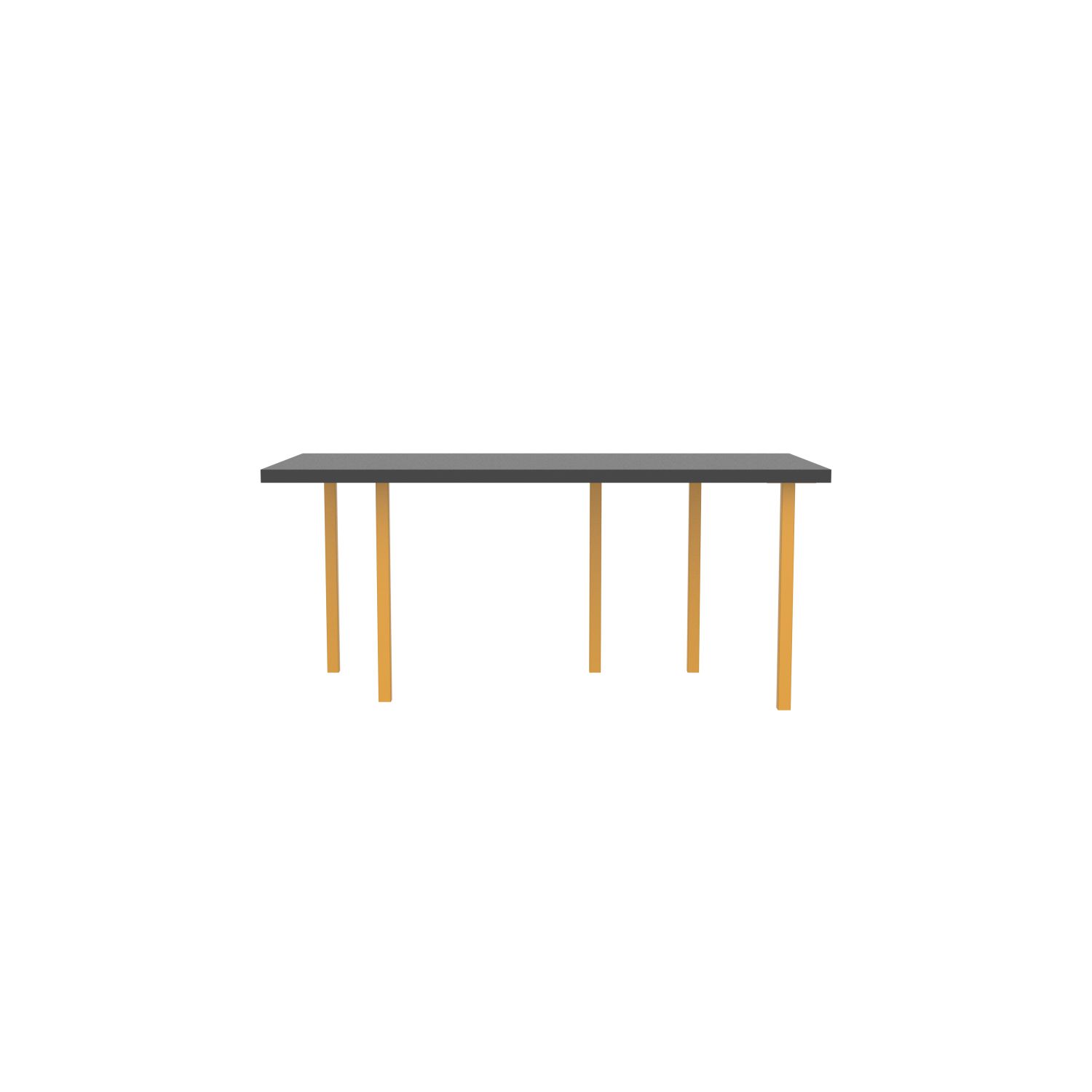 lensvelt bbrand table five fixed heigt 80x172 hpl black 50 mm price level 1 yellow ral1004
