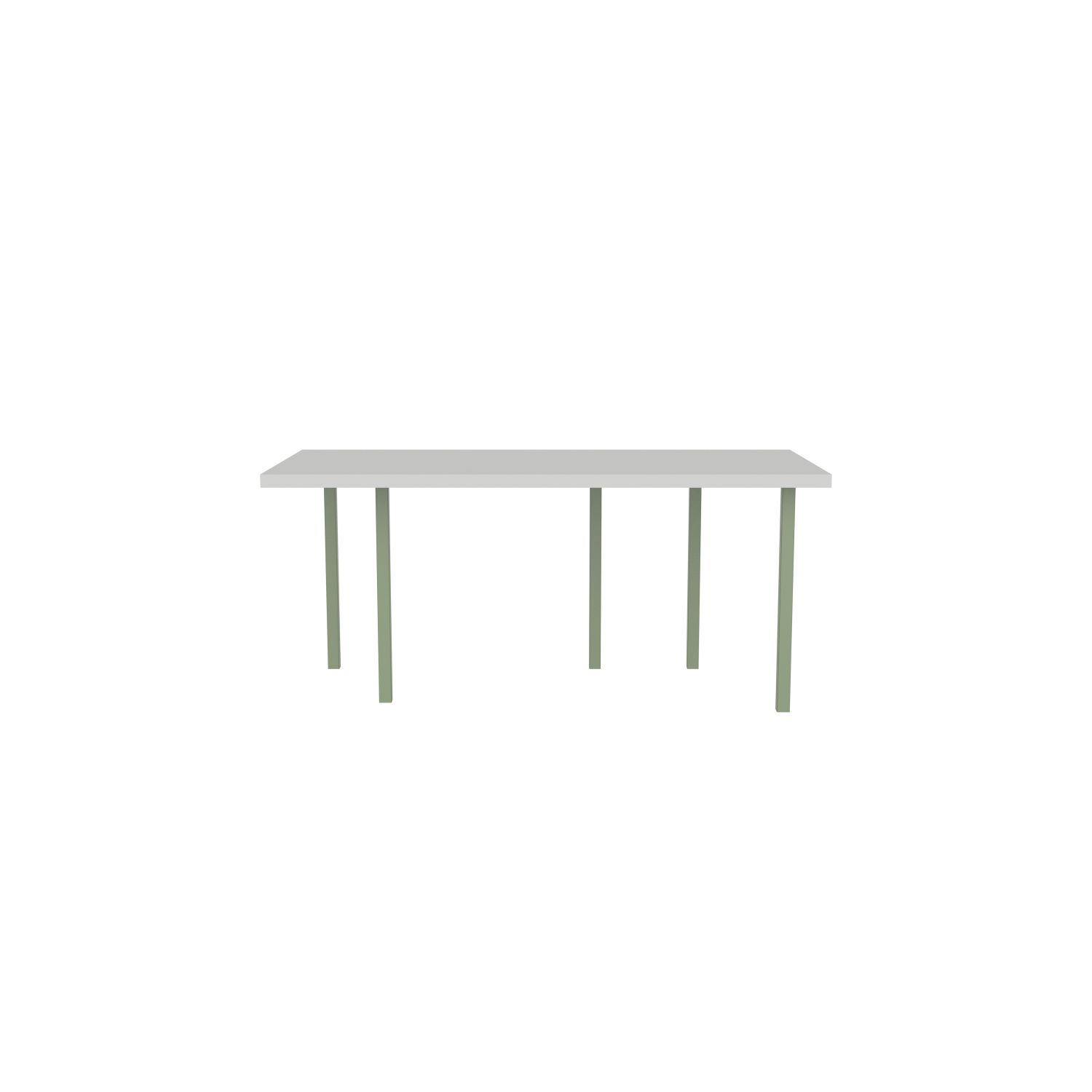 lensvelt bbrand table five fixed heigt 80x172 hpl white 50 mm price level 1 green ral6021