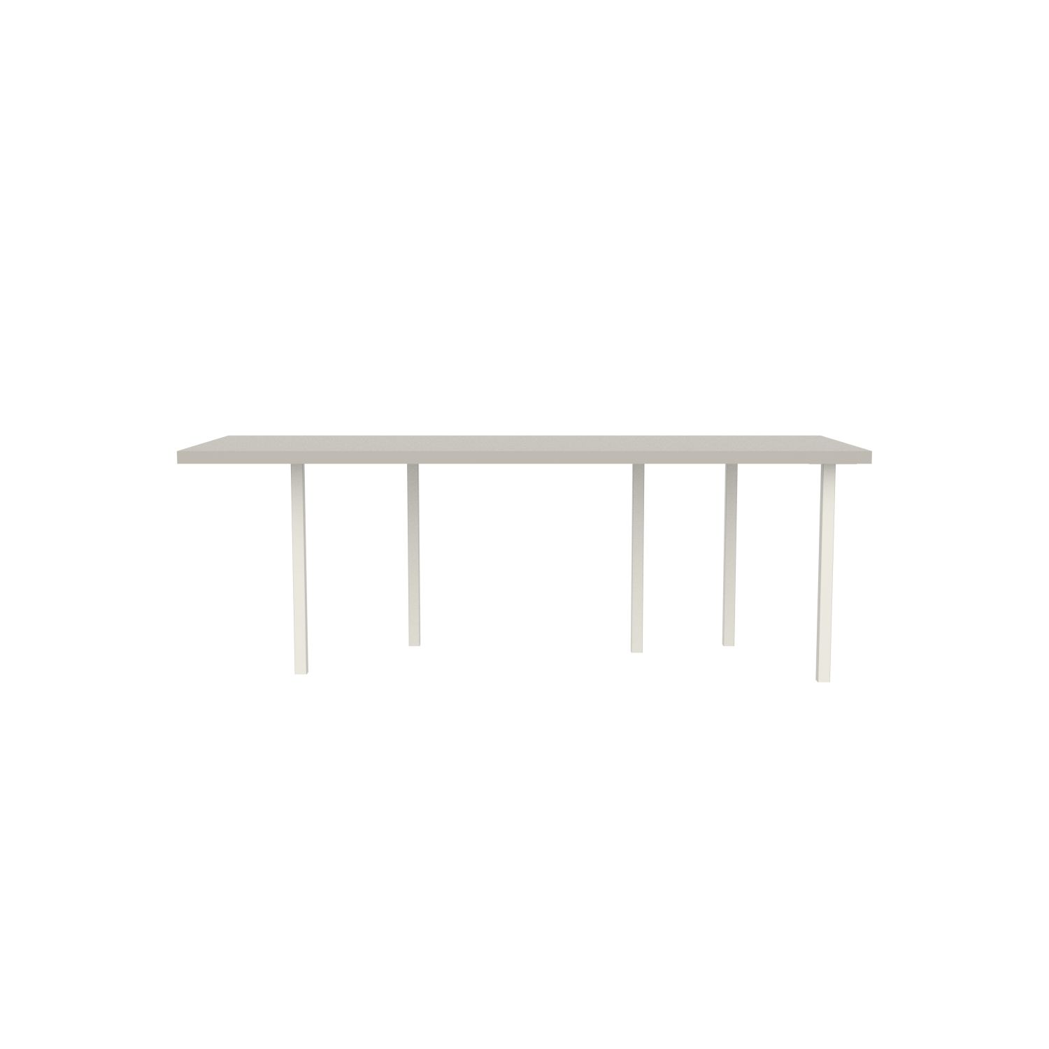 lensvelt bbrand table five fixed heigt 80x218 hpl white 50 mm price level 1 white ral9010