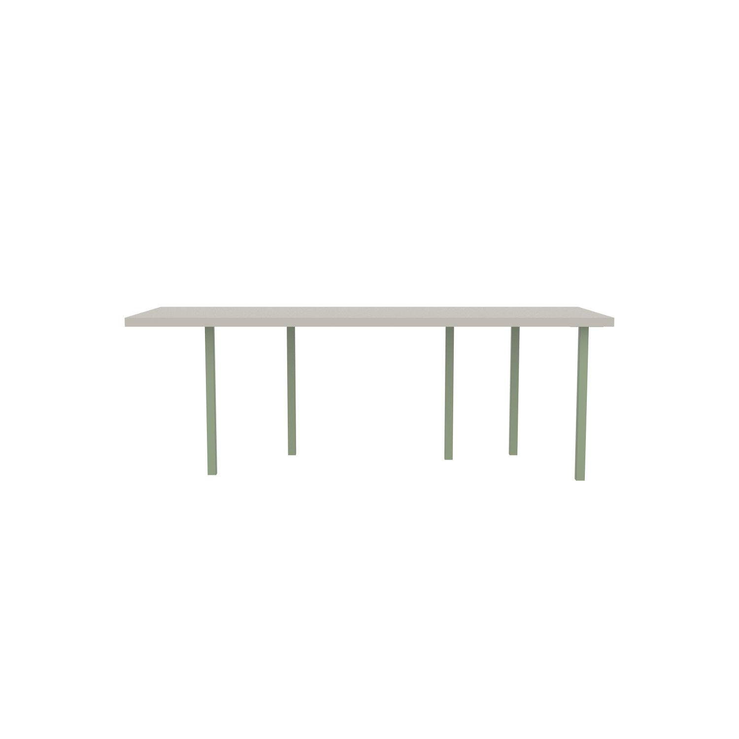 lensvelt bbrand table five fixed heigt 80x218 hpl white 50 mm price level 1 green ral6021