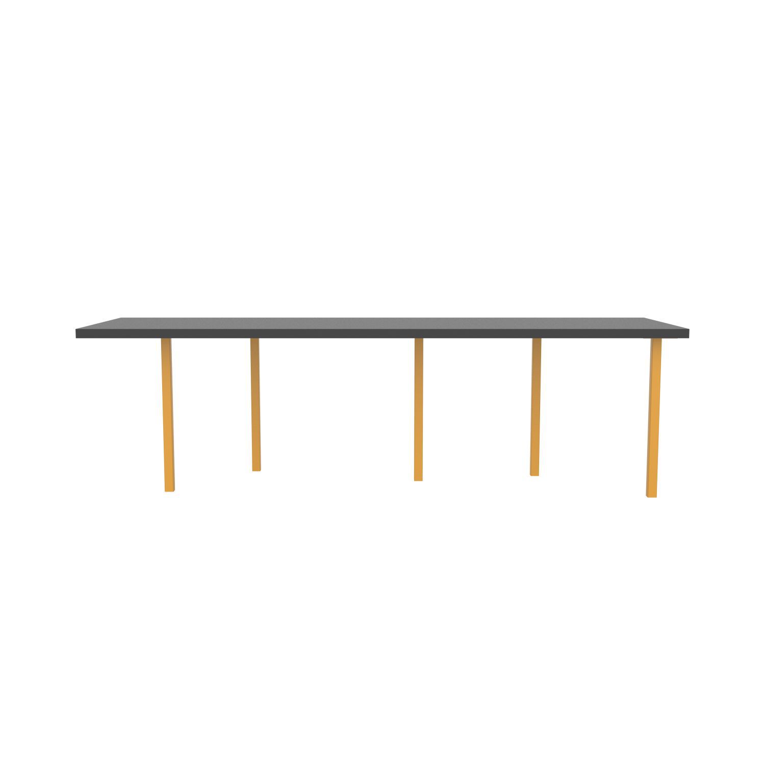 lensvelt bbrand table five fixed heigt 80x264 hpl black 50 mm price level 1 yellow ral1004
