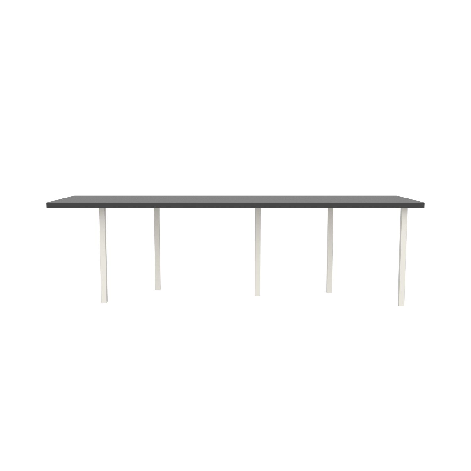 lensvelt bbrand table five fixed heigt 80x264 hpl black 50 mm price level 1 white ral9010