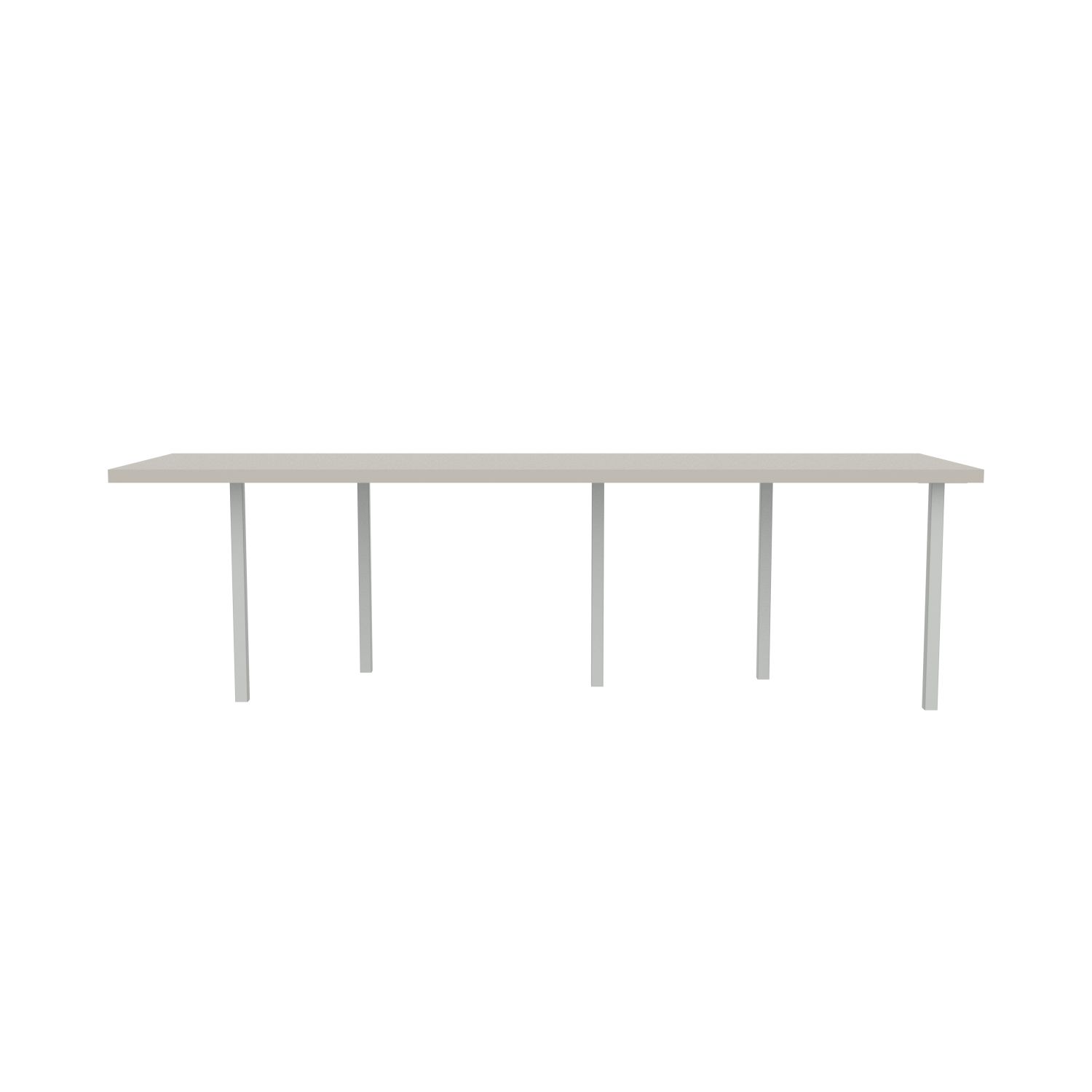 lensvelt bbrand table five fixed heigt 80x264 hpl white 50 mm price level 1 light grey ral7035