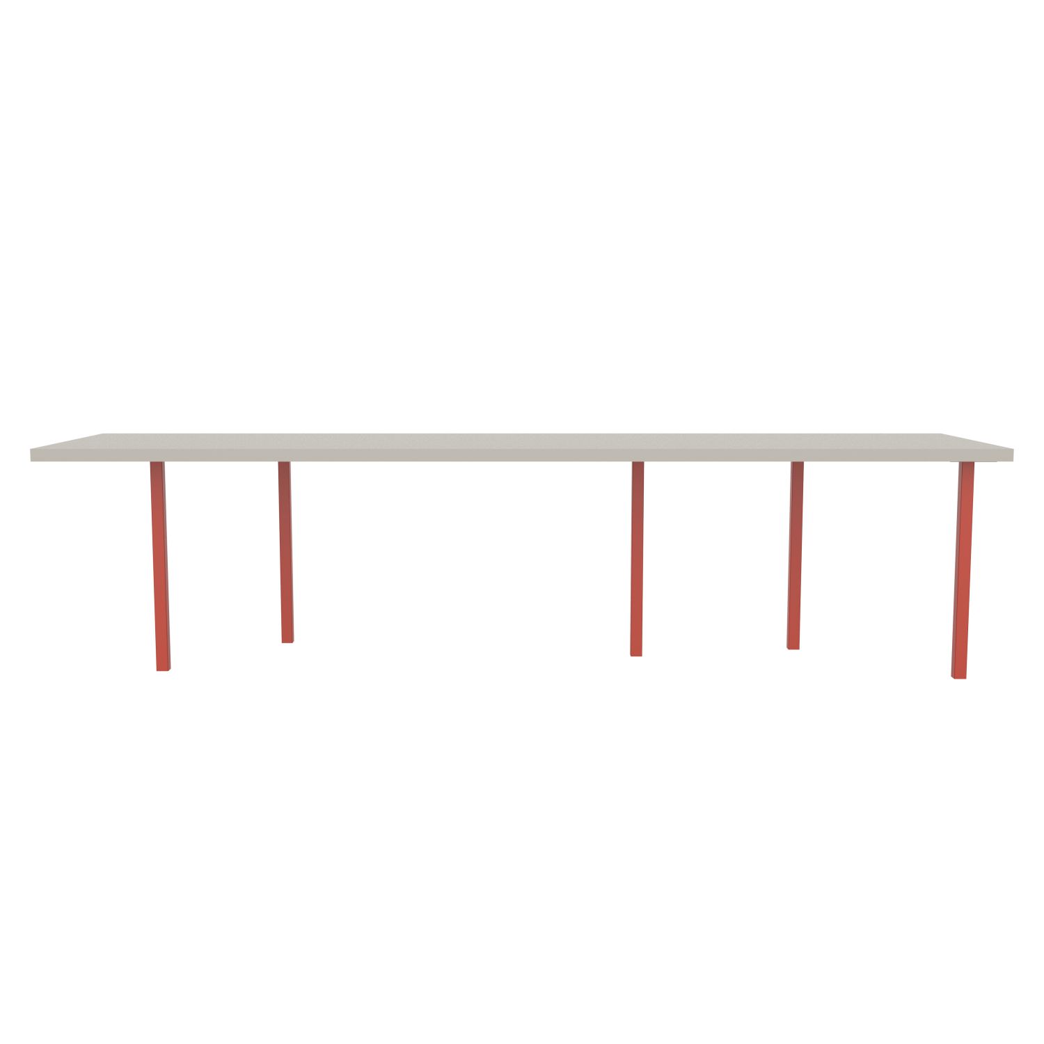 lensvelt bbrand table five fixed heigt 80x310 hpl white 50 mm price level 1 vermilion red ral2002