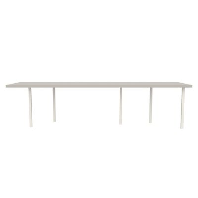 Lensvelt B-Brand Table Five Fixed Heigt 80x310 HPL White 50 mm (Price level 1) White RAL9010