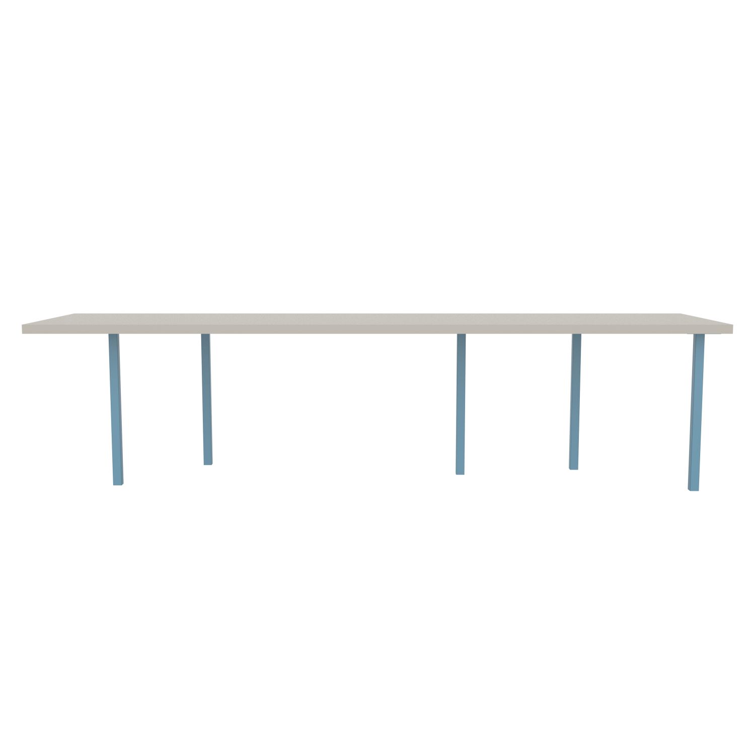 lensvelt bbrand table five fixed heigt 80x310 hpl white 50 mm price level 1 blue ral5024