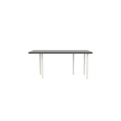 Lensvelt B-Brand Table Five Fixed Heigt 91,5x172 HPL Black 50 mm (Price level  3 - No Fingerprints) White RAL9010