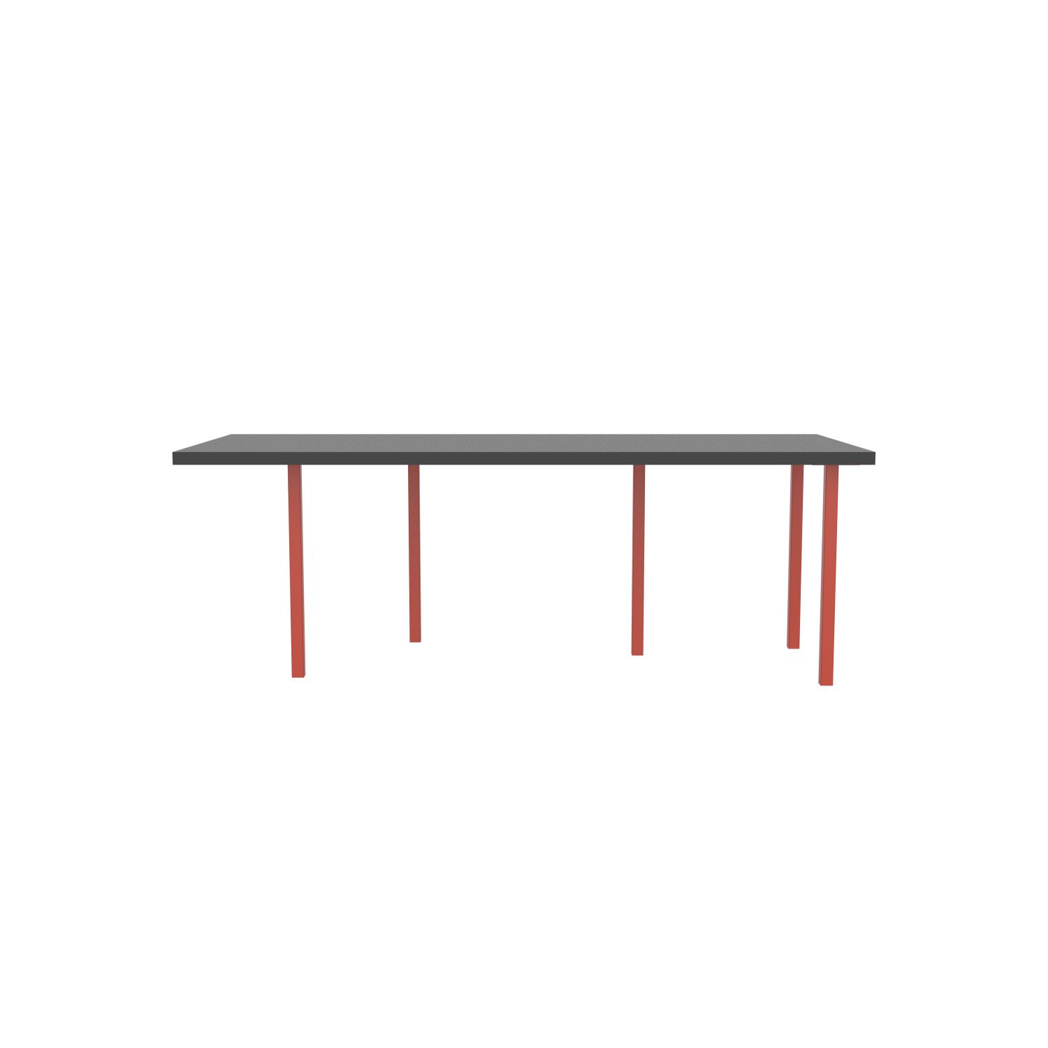 lensvelt bbrand table five fixed heigt 915x218 hpl black 50 mm price level 1 vermilion red ral2002