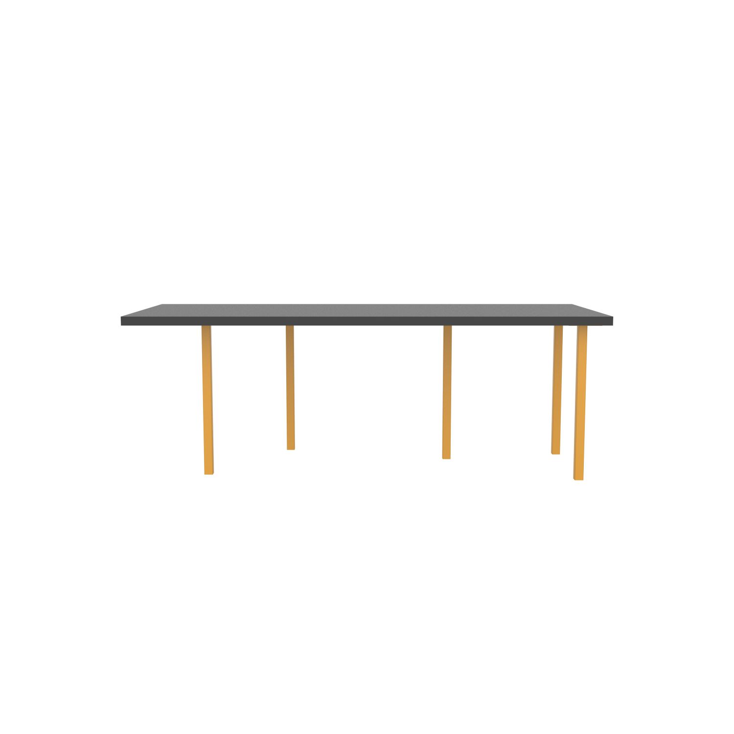 lensvelt bbrand table five fixed heigt 915x218 hpl black 50 mm price level 1 yellow ral1004