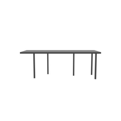 Lensvelt B-Brand Table Five Fixed Heigt 91,5x218 HPL Black 50 mm (Price level 1) Black RAL9005