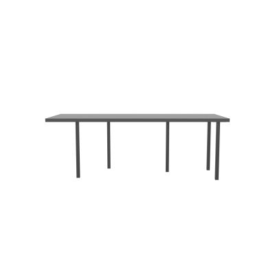 Lensvelt B-Brand Table Five Fixed Heigt 91,5x218 HPL Black 50 mm (Price level  3 - No Fingerprints) Black RAL9005